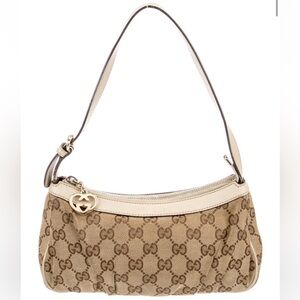 Gucci GG Monogram Canvas Lovely Heart Pochette